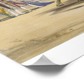 1865年後を追のThe Bull's up the Charge（カラーライト） ポスター (角)