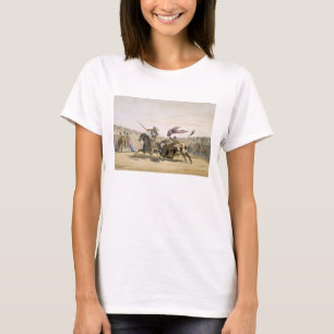 1865年後を追のThe Bull's up the Charge（カラーライト） Tシャツ