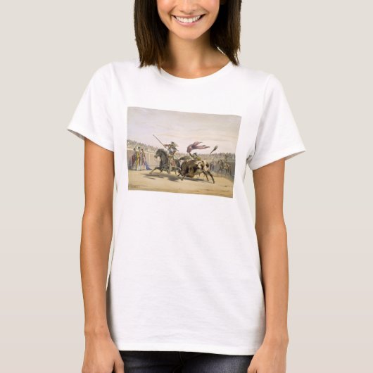 1865年後を追のThe Bull's up the Charge(カラーライト) Tシャツ (正面)