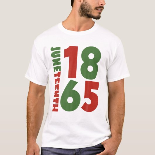 1865年祝のアフリカの1865年 Tシャツ (正面)