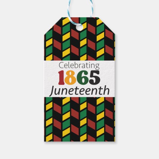 1865年祝以来の十二番目の黒史 ギフトタグ (正面)