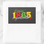 1865年祝以来の自由 長方形シール (バッグ)