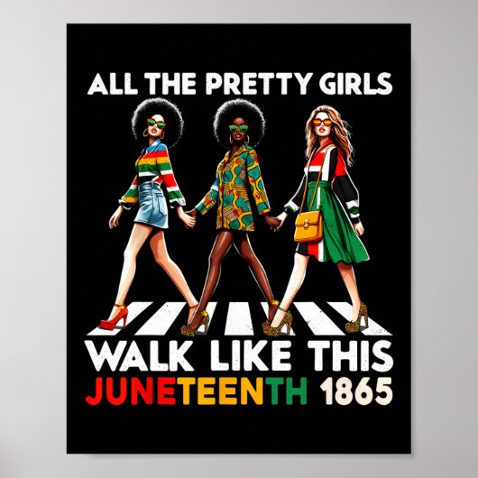 1865年祝十年の自由祝の空白 ポスター (正面)