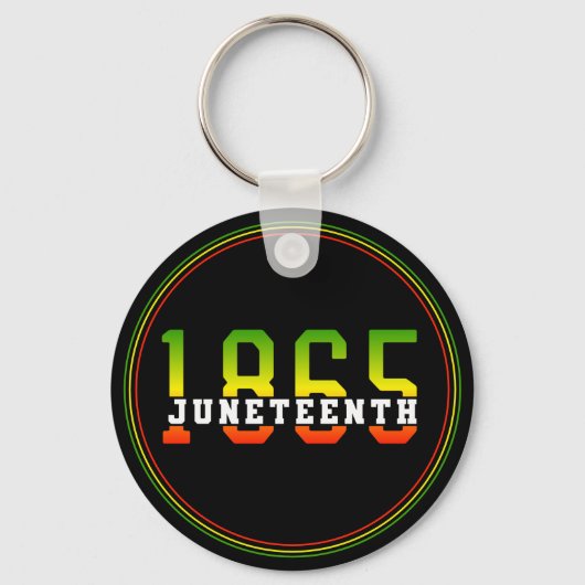 1865年祝十月黒自由 キーホルダー (正面)