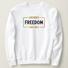 1865年祝十月黒自由 スウェットシャツ