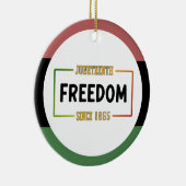 1865年祝十月黒自由 セラミックオーナメント (右)