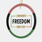 1865年祝十月黒自由 セラミックオーナメント (左)