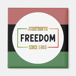 1865年祝十月黒自由 マグネット