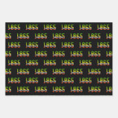 1865年祝十月黒自由 ラッピングペーパーシート (正面)