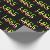 1865年祝十月黒自由 ラッピングペーパー (角)