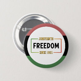 1865年祝十月黒自由 缶バッジ