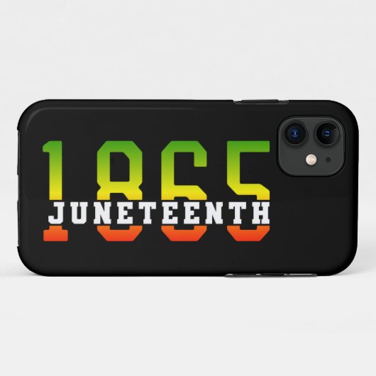 1865年祝十月黒自由 Case-Mate iPhoneケース (裏面(横))