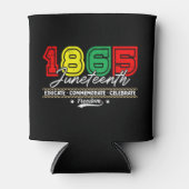 1865年祝12月11日を記念して教育 缶クーラー (正面)