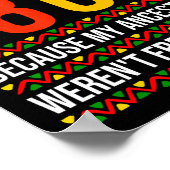 1865年12月の私の先祖は自由ではなかったからだ ポスター (角)