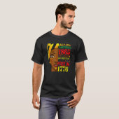 1865年12月の私の先祖は自由ではなかったからだ Tシャツ (正面フル)