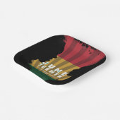 1865年12月フリーダム黒史お祝い ペーパープレート (傾斜あり)