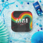 1865年12月ブラックの自由お祝い ペーパープレート (パーティー)