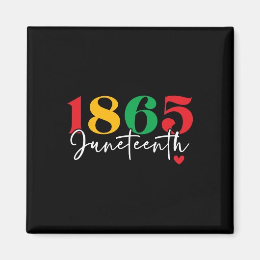 1865年12月祝黒史月間 マグネット (正面)
