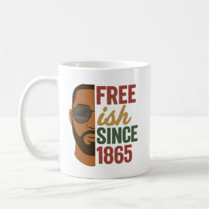 1865年12月11日の黒史から自由な姿 コーヒーマグカップ