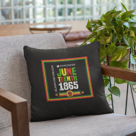 1865年6月の自由祝を讃える クッション