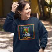 1865年6月の自由祝を讃える スウェットシャツ