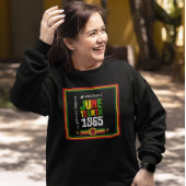 1865年6月の自由祝を讃える スウェットシャツ