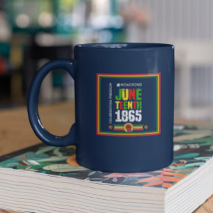 1865年6月の自由祝を讃える ツートーンマグカップ