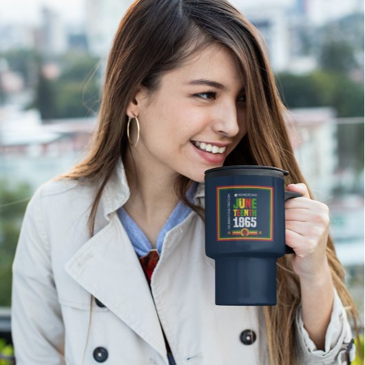 1865年6月の自由祝を讃える トラベルマグ