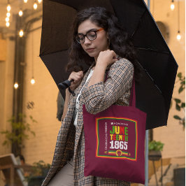 1865年6月の自由祝を讃える トートバッグ