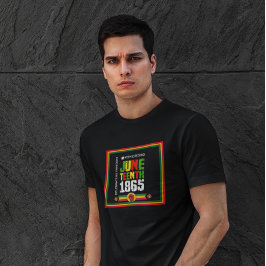 1865年6月の自由祝を讃える Tシャツ