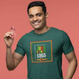 1865年6月の自由祝を讃える Tシャツ