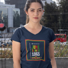 1865年6月の自由祝を讃える Tシャツ