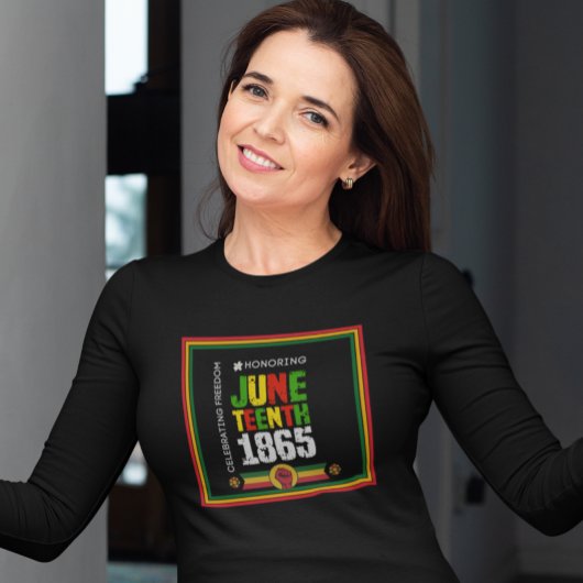 1865年6月の自由祝を讃える Tシャツ