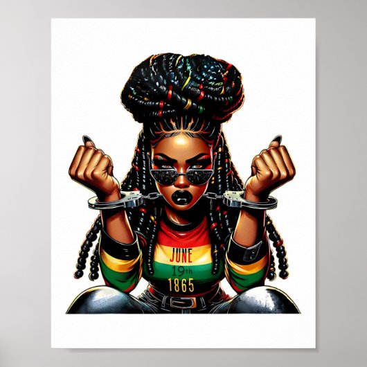 1865年6月アフリカの全鎖地域を破壊する ポスター (正面)