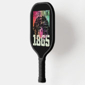 1865年6月アフリカ系アメリカ人の黒い自由 ピックルボールラケット (左)