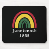 1865年6月アフリカ系アメリカ人の黒人史 マウスパッド (正面)