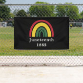1865年6月アフリカ系アメリカ人の黒人史 横断幕 (インサイチュ)