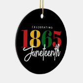 1865年6月フリーダムブラックヒストリお祝い セラミックオーナメント (右)