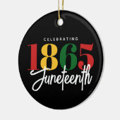 1865年6月フリーダムブラックヒストリお祝い セラミックオーナメント (左)