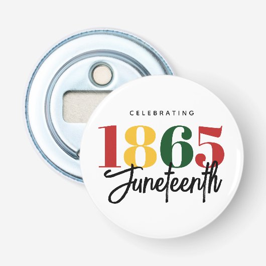 1865年6月フリーダムブラックヒストリお祝い 栓抜き (正面)