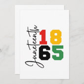 1865年6月実在独立日 セーブザデート (正面/裏面)