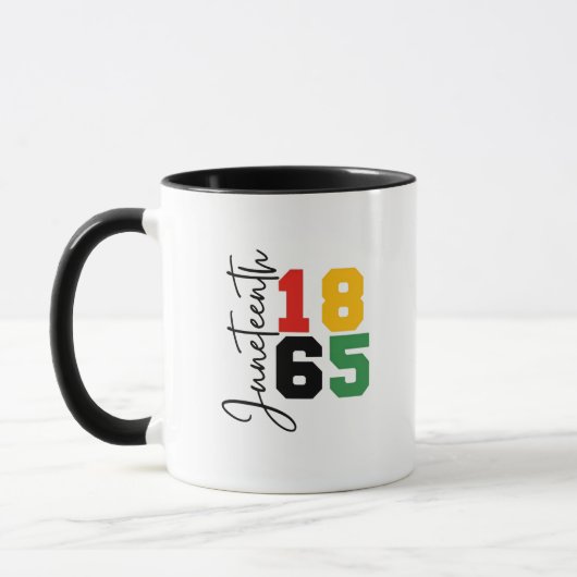 1865年6月実在独立日 マグカップ (左)