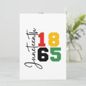 1865年6月実在独立日 招待状 (スタンド正面)