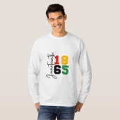 1865年6月実在独立日 Tシャツ (正面フル)