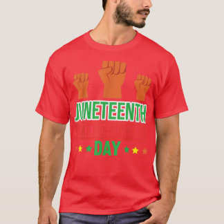 1865年6月独立記念日アフリカ系アメリカ3 Tシャツ