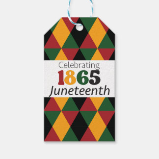 1865年6月自由祝解放 ギフトタグ