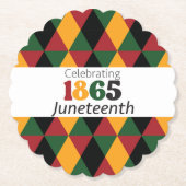 1865年6月自由祝解放 ペーパーコースター (正面)