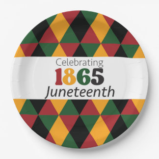 1865年6月自由祝解放 ペーパープレート