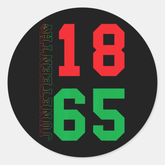 1865年6月誇りを持った黒人アフリカ系アメリカ人 ラウンドシール (正面)