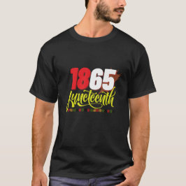 1865年6月黒自由歴史月間 Tシャツ